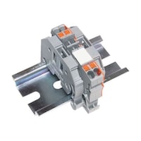 アズワン スプリング式端子台2線式 2極 電線サイズ0.25―1.5 SPTB18A22P