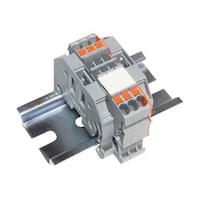 アズワン スプリング式端子台2線式 3極 電線サイズ0.25―1.5 SPTB18A23P