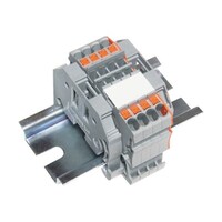 アズワン スプリング式端子台2線式 4極 電線サイズ0.25―1.5 SPTB18A24P