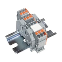 アズワン スプリング式端子台3線式 3極 電線サイズ0.25―1.5 SPTB18A33P