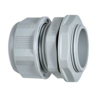 アズワン ナイロンケーブルグランド 適合ケーブル6―12mm グレー 10個入り TG1212GY