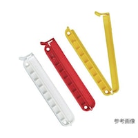 アズワン 袋留めクリップ 3P(白赤黄)1パック(3個入) TWC110WRY3P