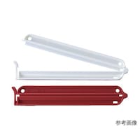 アズワン 袋留めクリップ 2P(白赤)1パック(2個入) TWC150WR2P