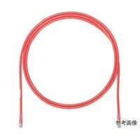 パンドウイットコーポ カテゴリ6A UTPパッチコード 24AWG単線 ケーブル径:Φ6.4mm 2m 赤 UTP6AX2MRD