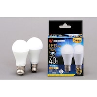アイリスオーヤマ LED電球 E17 広配光2P 昼白色 40形(440lm) LDA4NGE174T62P 1個