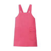 フォーク エプロン ピンク