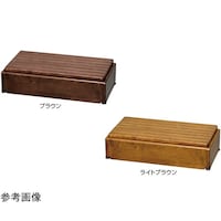 アロン化成 木製玄関台S60W301段 ブラウン 535574 1個