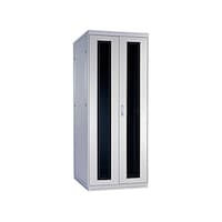 摂津金属工業 ネットワークラック W800×H2200×D1000mm 116.5kg ホワイトグレイ NFC46U80A0F2W 1台