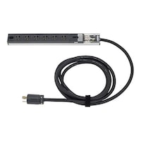 大和電器 コンセントバー (100V 20A 6口 コンパクトタイプ) W28.5×H403×D44mm 65648286 1本