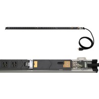 大和電器 コンセントバー取付金具付 (100V 30A 18口 サーキットプロテクタ付) W29.5×H1360×D73.5mm 65648288 1本