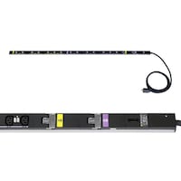 大和電器 コンセントバー (200V 30A 24口 警報接点付サーキットプロテクタ付) W38.5×H1593×D44mm 65648335 1本