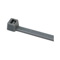 ヘラマンタイトン 結束バンド 205mm x 4.6 mm グレー ナイロン 66 1袋(100個入) 11608018 T80RPA66GY 11608018 T80RPA66 1袋