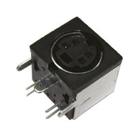 マル信無線電機 DINコネクタ 4極 メス スルーホール 1袋(5個入) MJ373/4B MJ373/4B 1袋