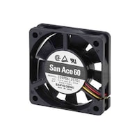 サンヨウデンキ K 軸流ファン 電源電圧:12 V dc DC 60 x 60 x 15mm 109P0612S701 109P0612S701 1個