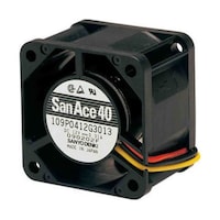 サンヨウデンキ K 軸流ファン 電源電圧:24 V dc DC 40 x 40 x 28mm 109P0424H3D013 109P0424H3D013 1個