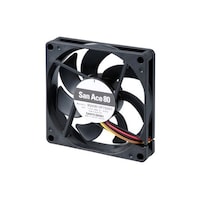 サンヨウデンキ K 軸流ファン 電源電圧:12 V dc DC 80 x 80 x 15mm 9GA0812P7G001 9GA0812P7G001 1個