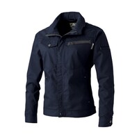 中国産業 長袖ブルゾン 紺 黒 M #2908819M #2908819M 1個