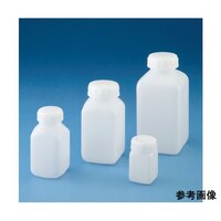 ニッコー 標準規格瓶 角型広口(ナチュラル) 100mL 滅菌済 200本入