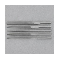 アズワン φ3x 85mm やすり(5種・5本組/中目) EA521TF210 EA521TF210 1セット