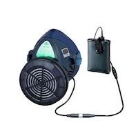 アズワン 電動ファン付き呼吸用保護具(アスベスト対応) EA800MR4 EA800MR4 1個