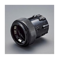 アズワン φ36mm フレキ管用防水コネクター(ワンタッチ型/黒) EA947HP86 EA947HP86 1個