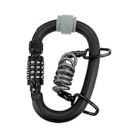 アズワン 500mm ダイヤル式バッテリーロック(カールコード付) EA986YE47 EA986YE47 1個