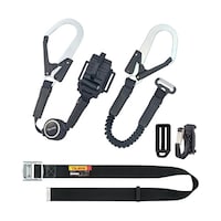 TJMデザイン 胴ベルト用 ER150縦型L1ダブル スチールベルトMセット B1SMERTL1WBK B1SMERTL1WBK 1個