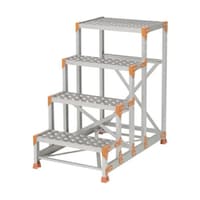 ピカコーポレイション 作業台 FGC型 4段W600×D400×H1000 踏面縞板タイプ FGC46100 FGC46100 1台