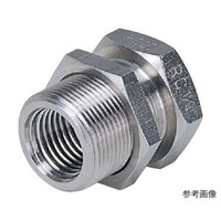 ピスコ SUS316締付継手 隔壁ソケット 接続口径Rc3/8 NSMFF03 NSMFF03 1個