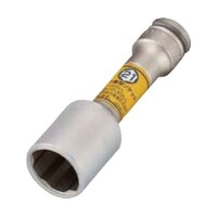 TONE インパクト用プロテクター付クイックフィット薄形ロングホイルナットソケット(自動車整備用) 対辺寸法21mm 3APQF21LN 3APQF21LN 1個