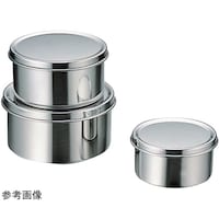 猪熊製作所 188 丸型調味料入れ(つまみ無)8cm 8cm 8cm 1個