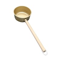 前川金属 硬質アルミ水杓 ゴールド 15cm 1300cc 67241408 1個