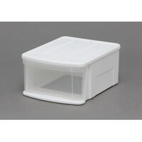 アイリスオーヤマ チェストI ホワイト/クリア 内寸:265×342×150mm 4個 SS