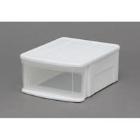 アイリスオーヤマ チェストI ホワイト/クリア 内寸:300×377×150mm 4個 S