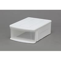 アイリスオーヤマ チェストI ホワイト/クリア 内寸:325×463×150mm 4個 M