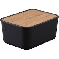 アイリスオーヤマ ナチュラルウッドボックス ダークグレー 290×220×131mm 6個 NWB29