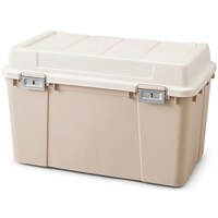 アイリスオーヤマ 密閉バックルストッカー アイボリー/ベージュ 105L 5個 KB780