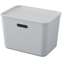 アイリスオーヤマ フタ付きインナーボックス グレー 6個 FTI38