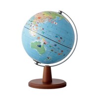 レイメイ藤井 20cm国旗イラスト付地球儀 OYV221 OYV221 1個