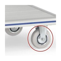 アズワン 100mm キャスター・固定金具(EA520BE7A用) EA520BE107A EA520BE107A 1個