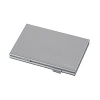 ナカバヤシ 94x60x10mm SDカードケース(6枚/静電気防止/シルバ EA759Z125A