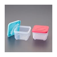 アズワン 109x109x 70mm/350ml 保存容器(トング付/2個) EA508TE3 EA508TE3 1セット