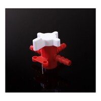 アズワン PP 3方ストップコック 軟質チューブ内径6mm OB860606 OB860606 1個