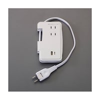 ヤザワ AC100V/2.4A/0.9m 3口タップ(巻取式/USBC付) EA940CD120 EA940CD120 1個