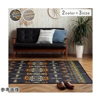 アズワン い草ラグ キリム柄 グレー 約180×240cm 1061940134104 1061940134104 1個