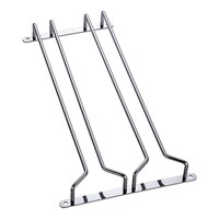 遠藤商事 クロームメッキ グラスハンガー 2連 16インチ 67575337 1個