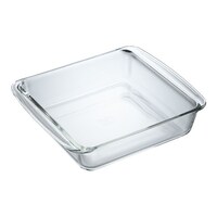 iwaki ベーシックケーキ焼皿(角型) 18×18cm BC221 1個