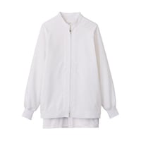 男女兼用長袖ジャンパー ホワイト