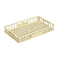 岐阜プラスチック工業 トレー、めんコンテナー アイボリー 外寸(mm):558×342×80 内寸(mm):525×313×70 MK12 I 1個
