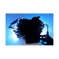 アズワン LEDストレートライト 100球 10m アクアブルー 黒ケーブル LXS10010M100V8TCY10RMYCRBKAB LXS10010M100V8T 1式